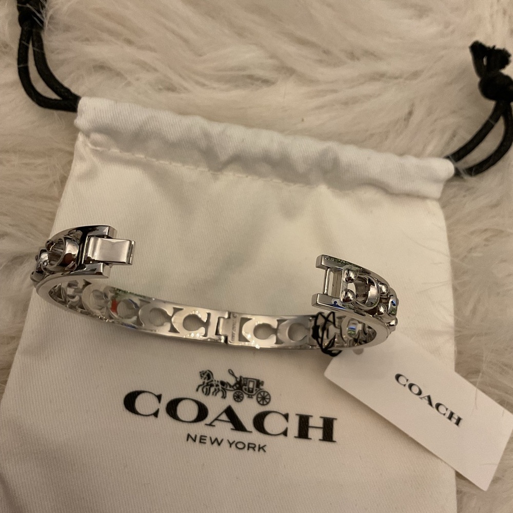 Coach Signature Bangle Bracelet - Picture 4 of 5